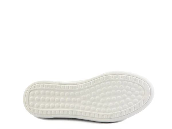 Sole Shoes Bottom View White Shoe Sole Close Isolated White — Stock Photo, Image