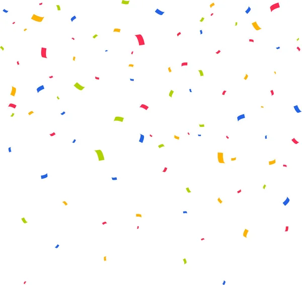 Confetti background. Partes de confetes de festa — Vetor de Stock