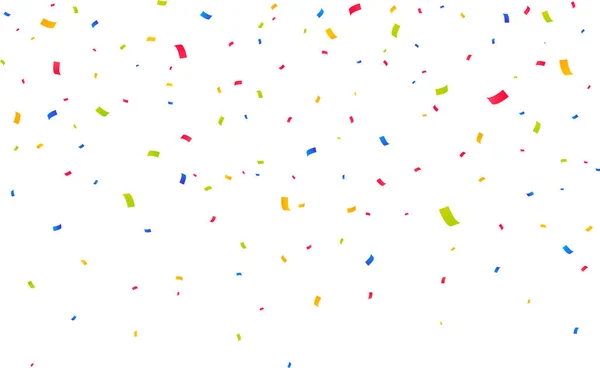 Confetti background. Partes de confetes de festa — Vetor de Stock