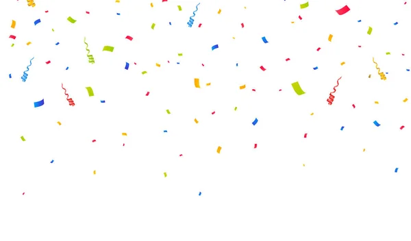 Confetti background. Partes de confetes de festa — Vetor de Stock