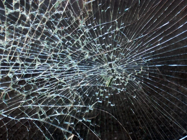 Gebroken glas — Stockfoto