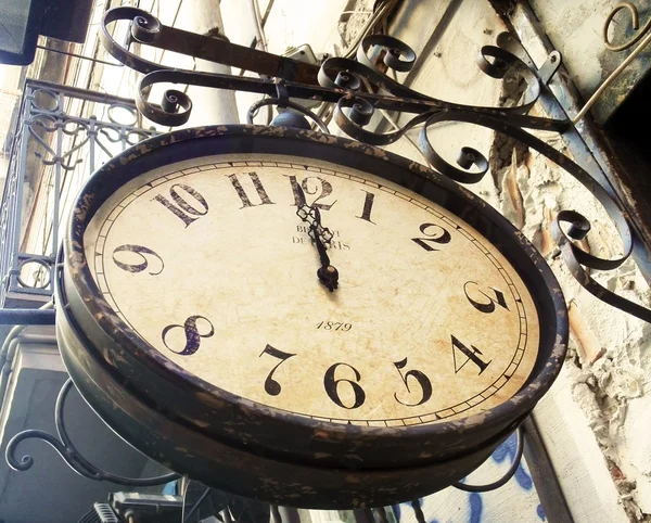 Vintage horloge de rue — Photo