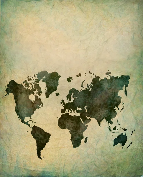 vintage brown world map