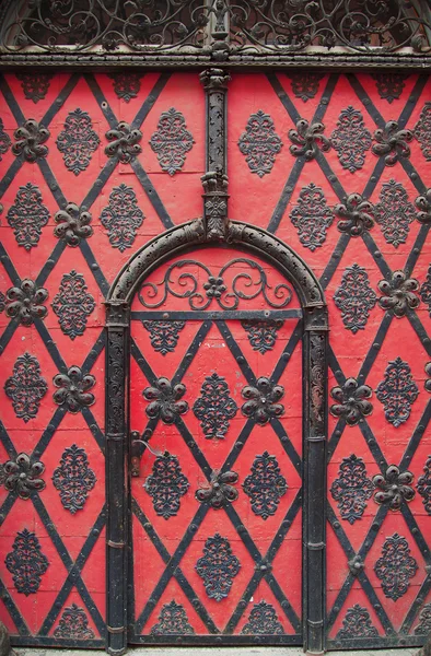 Cancello con ornamenti — Foto Stock