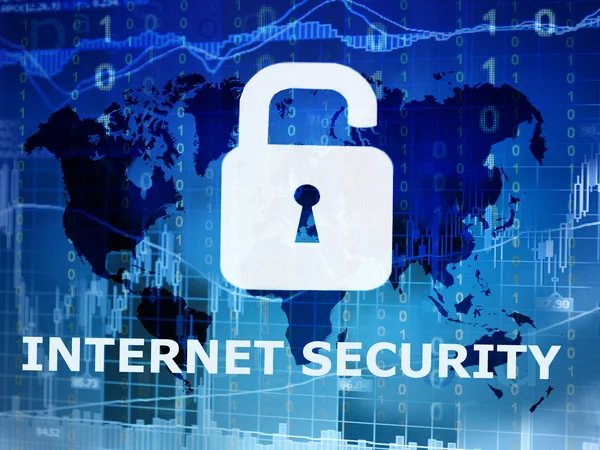 Sicurezza di internet immagine concettuale — Foto Stock