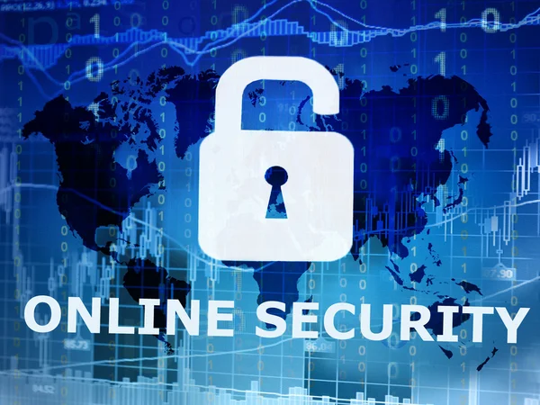 Online security conceptual image — Stock Photo, Image