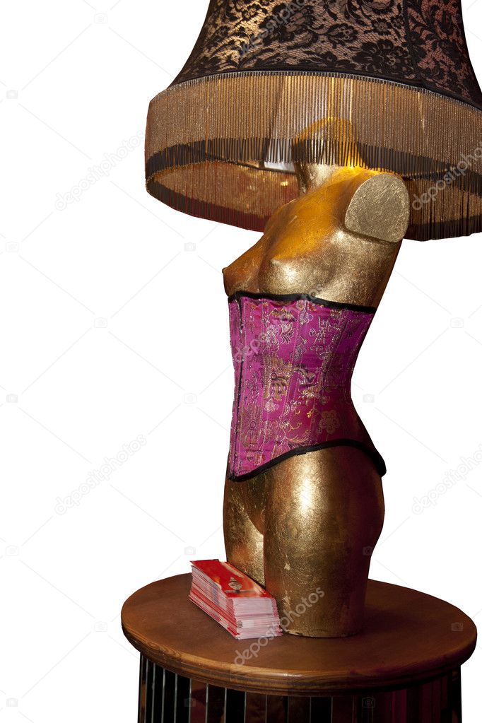 sexy woman dummy torso isolated