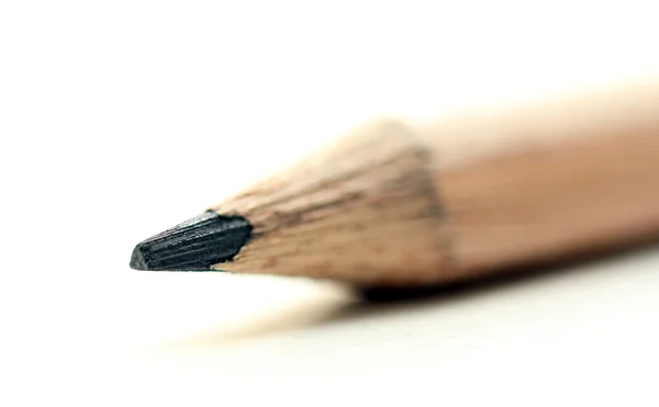 鉛筆ポイント斜めブラック — ストック写真