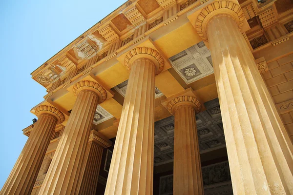 Greek freestone columns — Stock Photo, Image