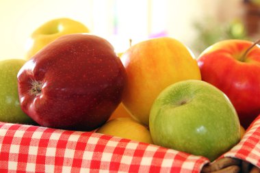 elma closeup yığını