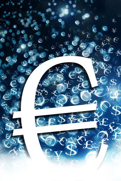 Illustrazione segno euro — Foto Stock