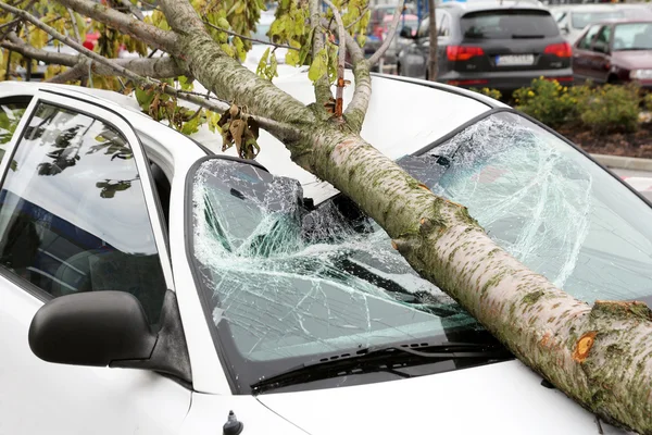 Damaged car — Stock Photo, Image