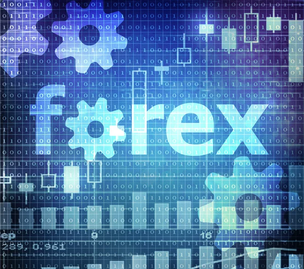 Forex koncept — Stock fotografie