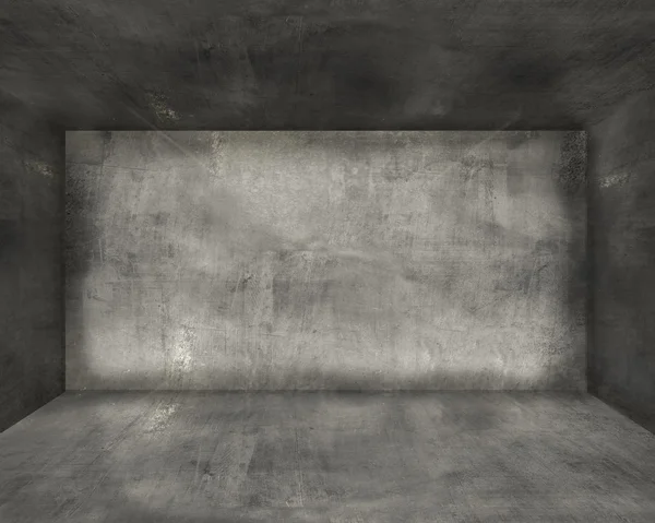 Interior da sala de concreto — Fotografia de Stock