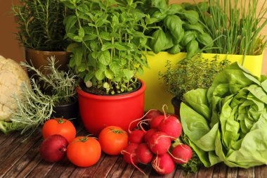 Homegrown bitki ve sebzeler