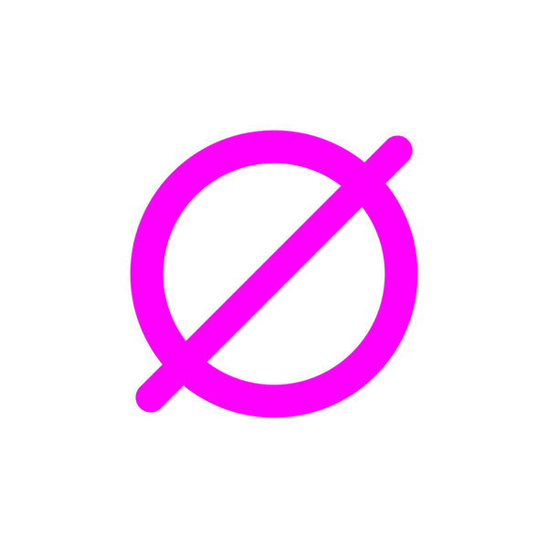 Пустой набор символов на белом фоне.