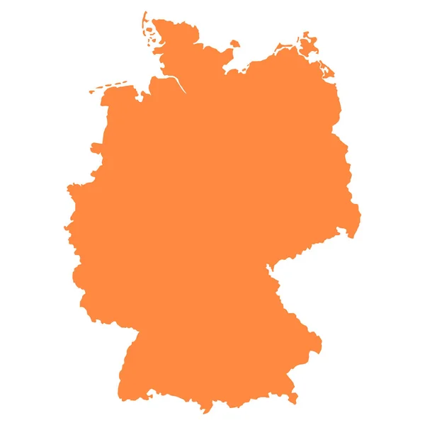白を背景にしたドイツのベクトル図 — ストックベクタ
