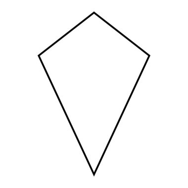 Geometride uçurtma şekli