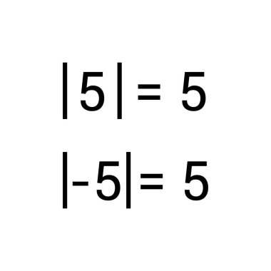 Matematikte mutlak değer sembolü