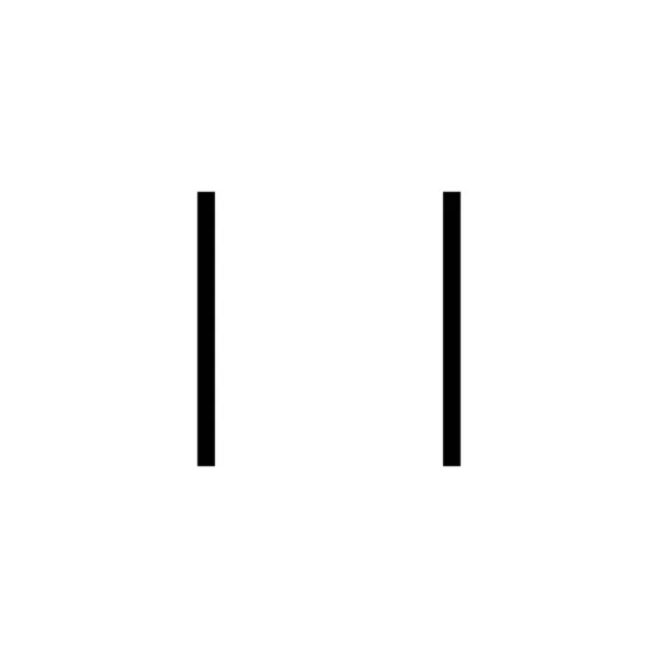 Символ Абсолютного Значения Математике — стоковый вектор