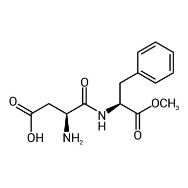 aspartam kimyasal yapısı (C14H18N2O5)