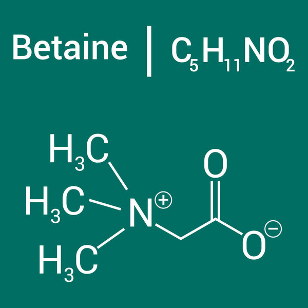 химическая структура Betaine (C5H11NO2)