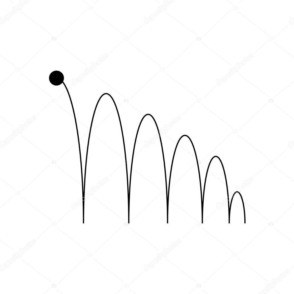 bouncing ball quadratic graph in physics