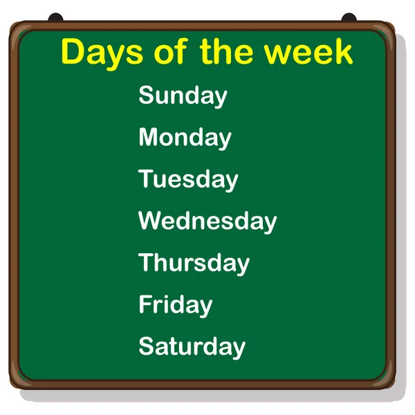 Haftanın yedi günü