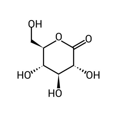 Glucono delta-lactone (C6H10O6)