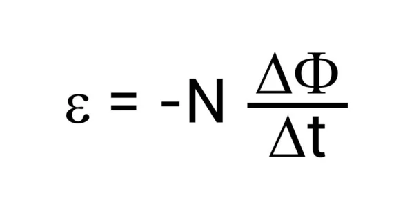 Faraday归纳公式定律 — 图库矢量图片