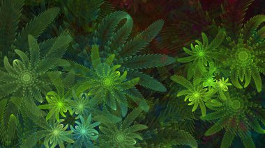 Soyut fraktal arkaplan, bilgisayar tarafından oluşturulan illüstrasyon.