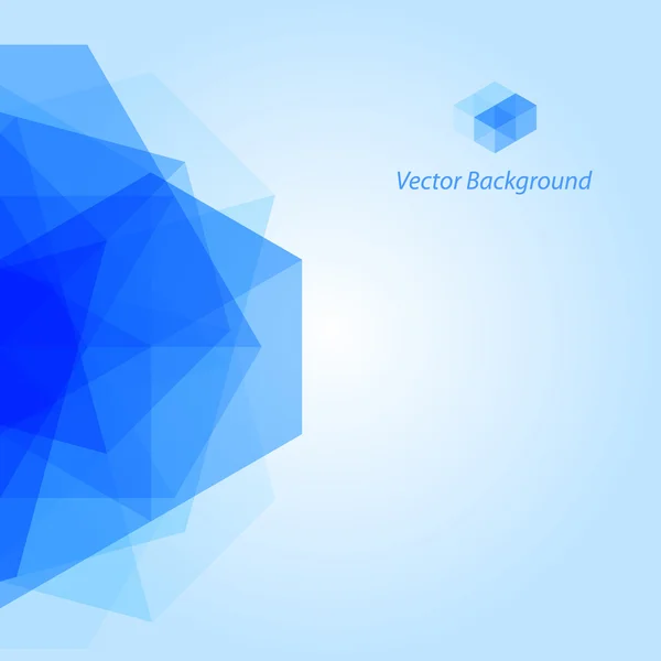 Fondo vector azul — Vector de stock