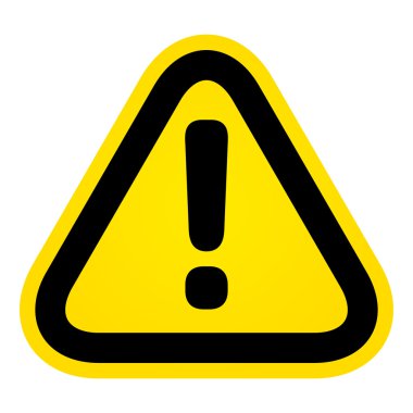 Attention sign clipart