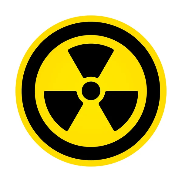 Signal de radioactivité dangereux — Image vectorielle