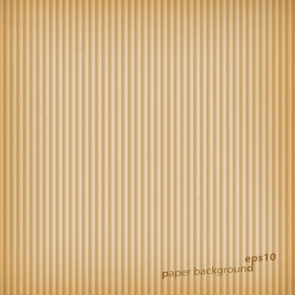 Brown Old Striped Texture Paper Vector Background — Stock Vector