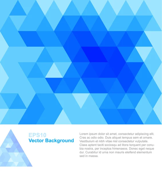 ブルー抽象的な幾何学的な背景 — ストックベクタ
