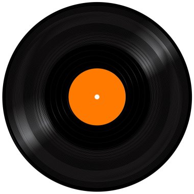 vinil kayıtları. gerçekçi vektör çizim