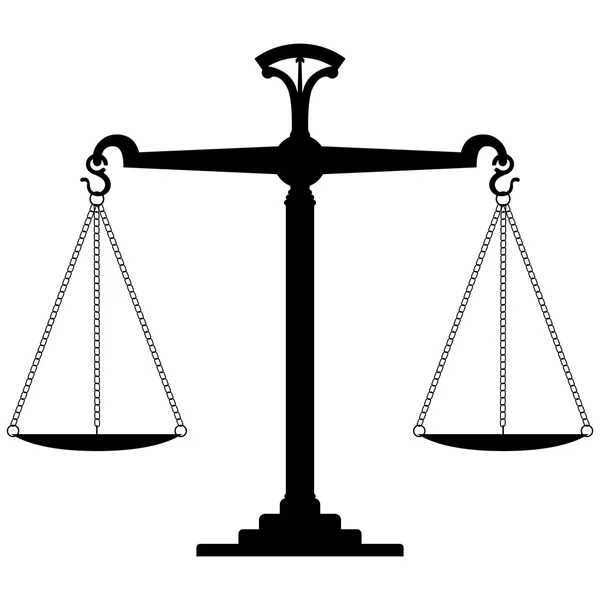 Scales of justice symbol — Stock Vector © Tribaliumivanka #12800958
