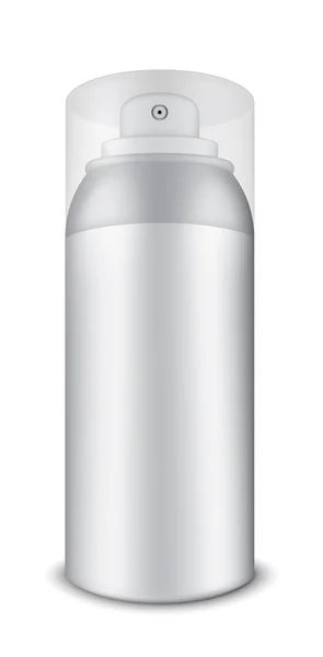 Tomma aluminium sprayburk — Stock vektor