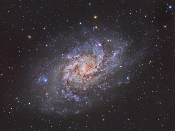 M33 galaxia Triangulum Fotos de stock libres de derechos