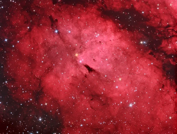 Ic1318 gamma cygni Mgławica — Zdjęcie stockowe