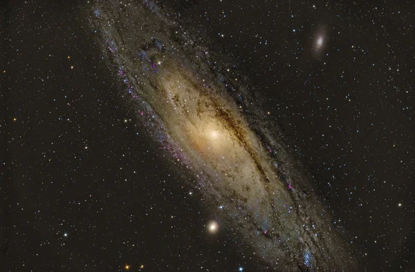 Galaxia M31 Andromeda — Fotografie, imagine de stoc