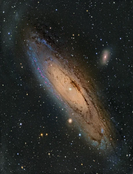M31 galaxia de Andrómeda Imagen de archivo