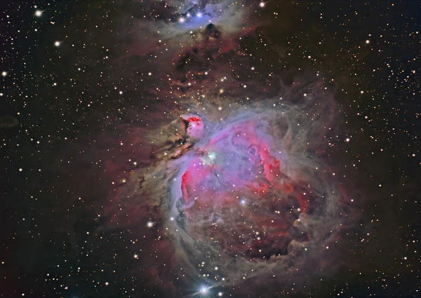 M42 Gran Nebulosa de Orión Imagen de stock