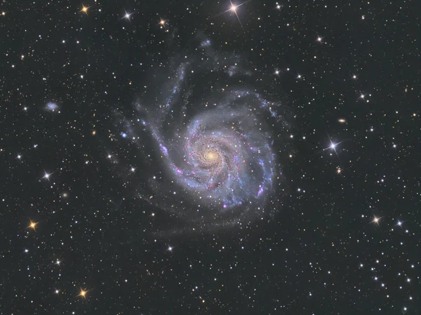 Galaxia de la rueda rosa M101 —  Fotos de Stock