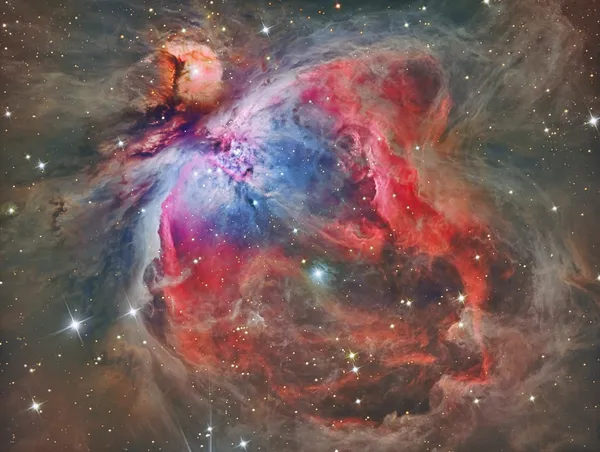 M42 Nebulosa de Orión APOD Imagen de archivo