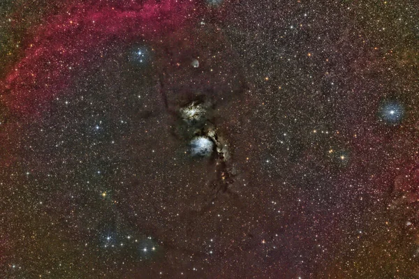 Nebulosa Riflessione M78 Con Una Macchina Fotografica Scientifica — Foto Stock