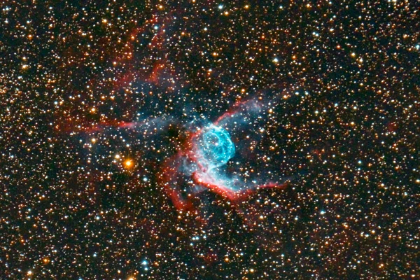 Tors Hjälmnebulosa Ngc2359 Med Vetenskaplig Kamera — Stockfoto