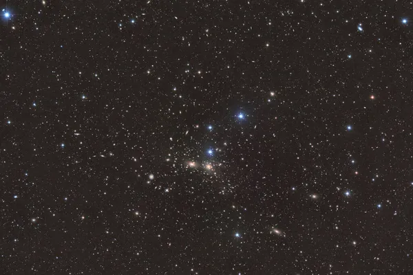 Coma Cluster Galaxies Scientific Camera — Stock Photo, Image
