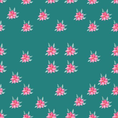 Mutlu bir Noel 'in elle suluboya ambalaj kağıdıyla süslenmiş kusursuz bir deseni.